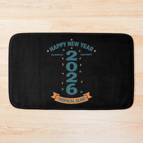 Item preview, Happy New Year 2026 Tropical Bliss Celebration designed and sold by LuminOrb.