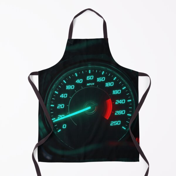 Item preview, Futuristic Neon Speedometer With Glowing High-Speed Indicator designed and sold by PixelVibe782.