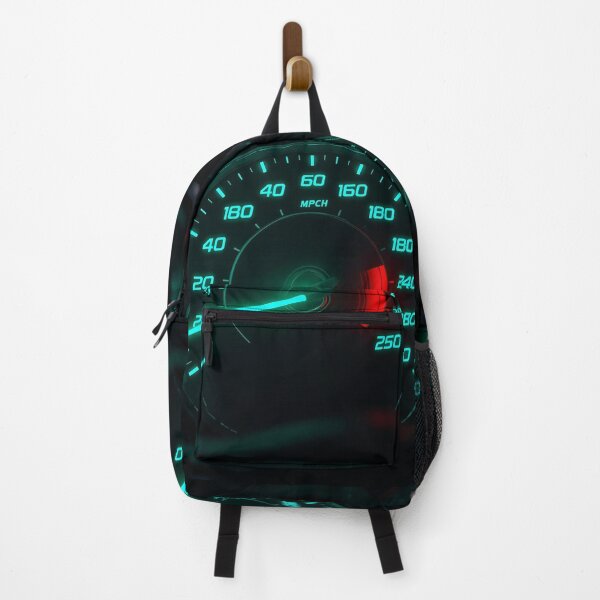 Item preview, Futuristic Neon Speedometer With Glowing High-Speed Indicator designed and sold by PixelVibe782.