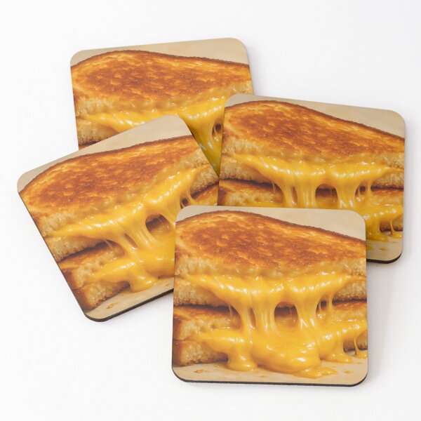 Item preview, Grilled Cheese Food Art Realistic Design designed and sold by goodcrystals.