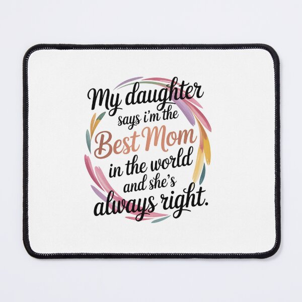 Item preview, Daughter To Mom Mother'S Day Best Mom In The World Mom designed and sold by DianaStantzo.