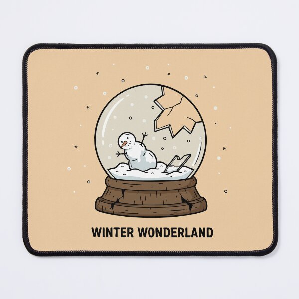 Item preview, Cute Winter Wonderland Snow Globe Design designed and sold by graphicnew.