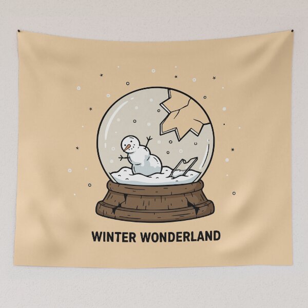 Item preview, Cute Winter Wonderland Snow Globe Design designed and sold by graphicnew.
