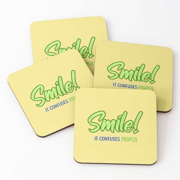 Item preview, Smile It Confuses People T-Shirt | Funny Positive Quote Tee | Motivational Humor Shirt designed and sold by MUKUND FASHION DESIGN.