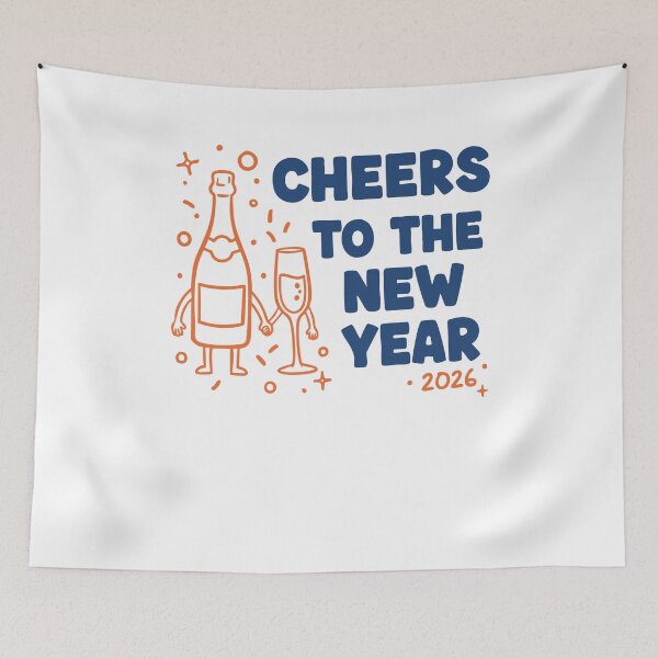 Item preview, Cheers To The New Year 2026 Celebration Design designed and sold by LuminOrb.