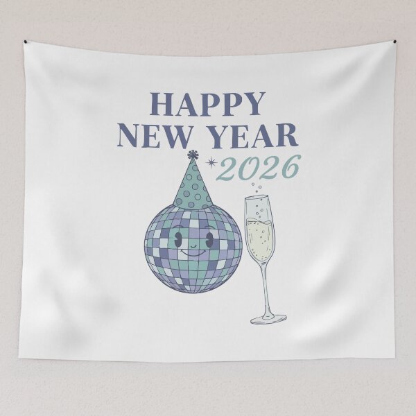 Item preview, Happy New Year 2026 Disco Ball Celebration designed and sold by LuminOrb.