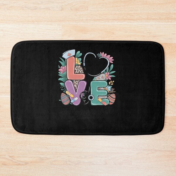 Item preview, LOVE Stethoscope Scrub Caregiver Nurse Life Easter Day designed and sold by TeddyPaintsArt.