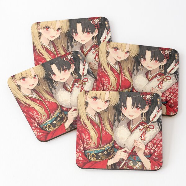 Item preview, Space Festive Ereshkigal Fate Grand Order Waifu Anime Girl Kimono Japan Night Joy designed and sold by TorbenKuhano.