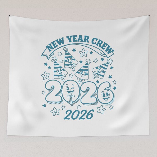 Item preview, 2026 New Year Crew Celebration Vibes designed and sold by LuminOrb.