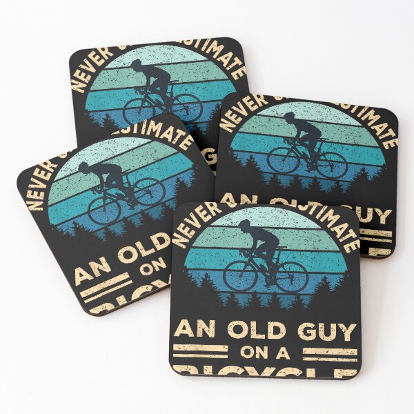 Item preview, Never Underestimate An Old Guy On A Bicycle Cycling Bike Men designed and sold by waebox.