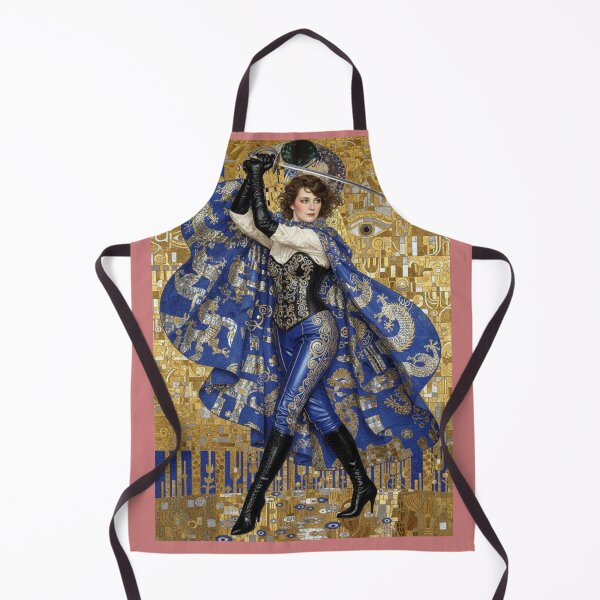 Item preview, Gustav Klimt Style Art Nouveau Woman with Sword designed and sold by AppliedAtelier.