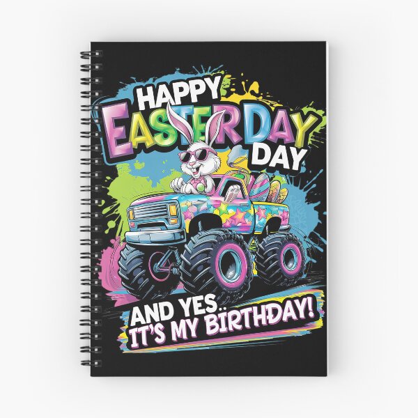 Item preview, Happy Easter Day And Yes It's My Birthday Truck Bunny designed and sold by TijanaARTSt88.