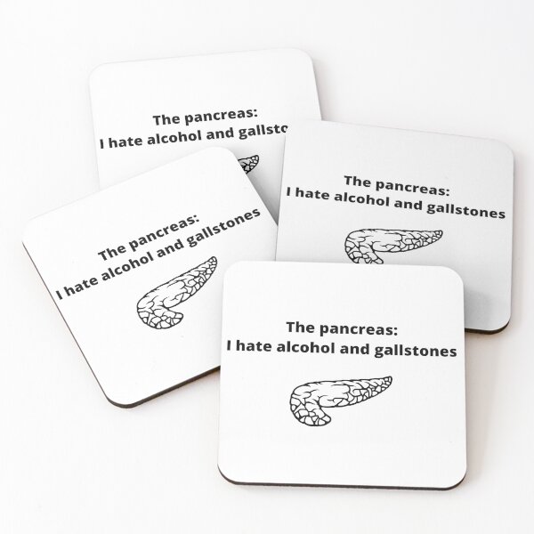 Item preview, Pancreatitis Joke Alcohol and Gallstones designed and sold by 23Cdesigns.