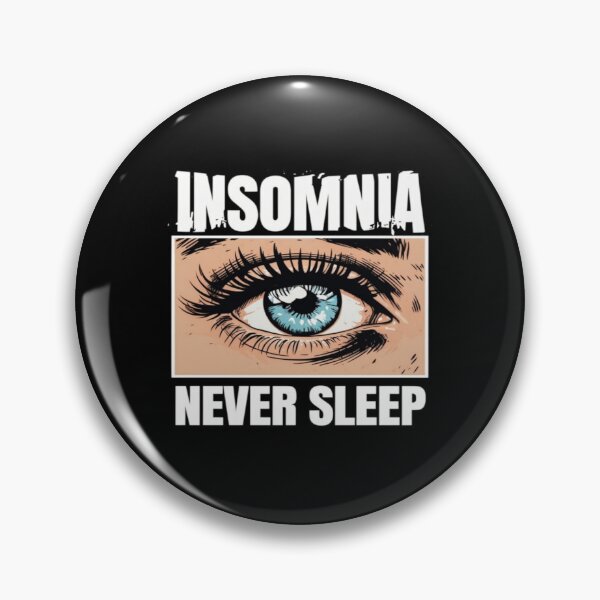 Item preview, Wide Awake Eye Art – Insomnia Never Sleep Design for Mental Health Awareness, Posters & Apparel designed and sold by Bright Nest Studio.