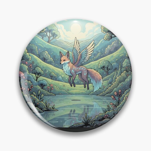 Item preview, Ethereal Fox Guardian: Enchanted Forest Sanctuary designed and sold by MartinxMarie.
