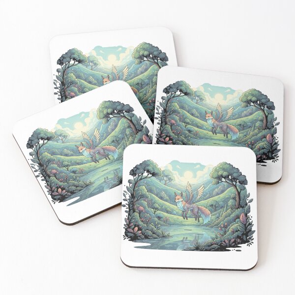 Item preview, Ethereal Fox Guardian: Enchanted Forest Sanctuary designed and sold by MartinxMarie.