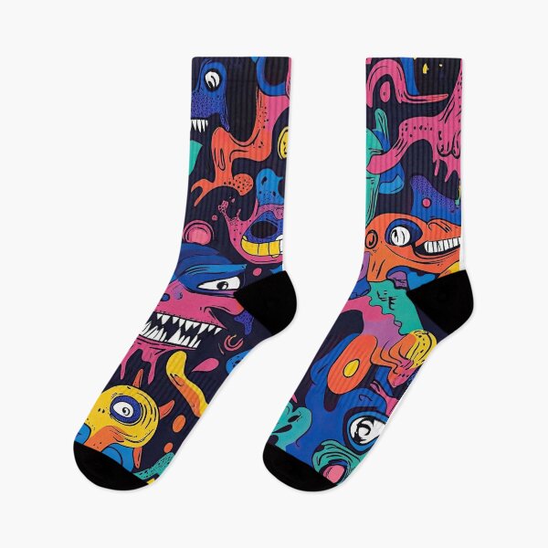 Item preview, Little Colorful Monsters designed and sold by OldSchool90s.