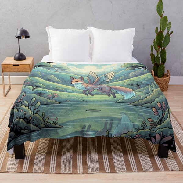 Item preview, Ethereal Fox Guardian: Enchanted Forest Sanctuary designed and sold by MartinxMarie.