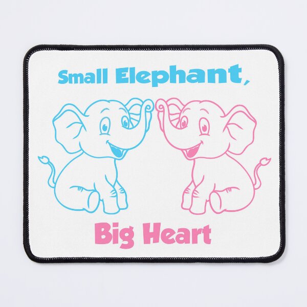 Item preview, Small Elephant, Big Heart – Cute Kids T-Shirt designed and sold by quietvisualsco.