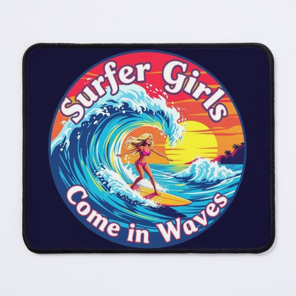 Item preview, Surfer Girls Come in Waves designed and sold by JackFreestone.