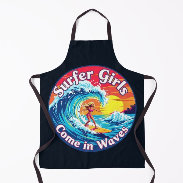 Item preview, Surfer Girls Come in Waves designed and sold by JackFreestone.