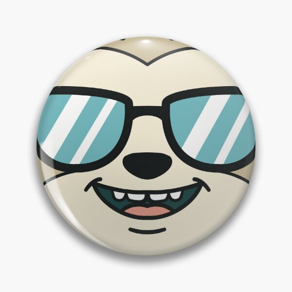 Item preview, Cool sloth with Sunglasses – Funny sloth Head Cartoon designed and sold by holywarter.