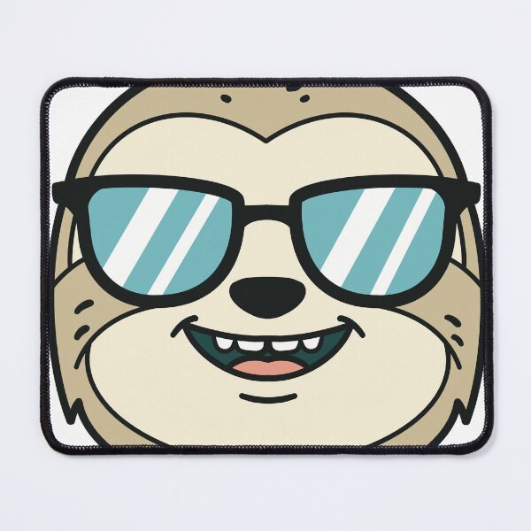 Item preview, Cool sloth with Sunglasses – Funny sloth Head Cartoon designed and sold by holywarter.