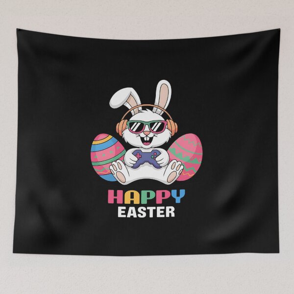 Item preview, Boys Happy Easter Day Bunny Egg Video Game designed and sold by VasilisLamArt.