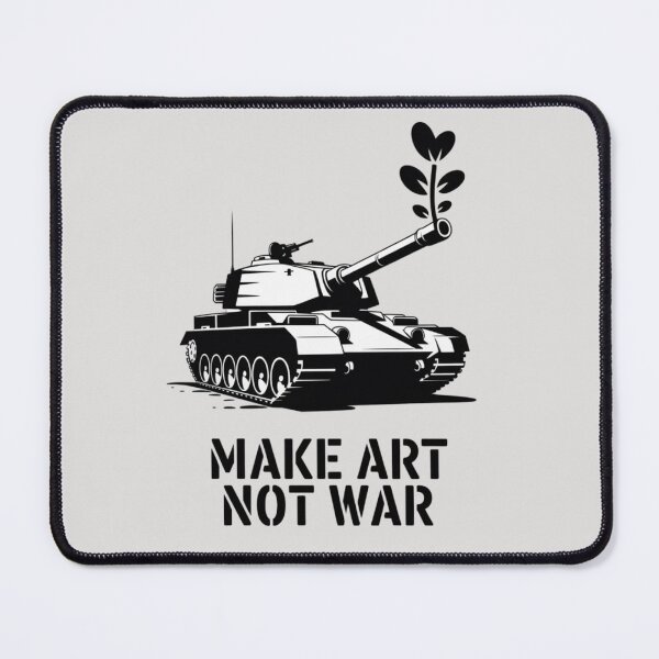 Item preview, Make art, not war designed and sold by 123ks.