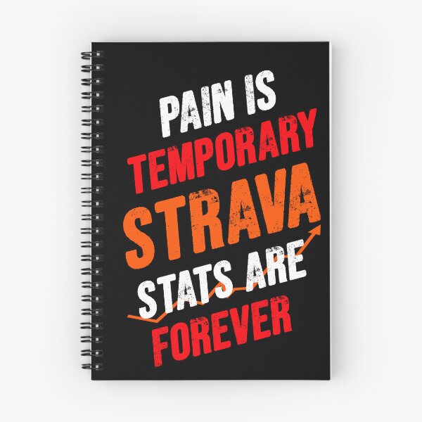 Item preview, Pain Is Temporary Strava Stats Are Forever – Motivational Fitness Quote – Running & Cycling Inspiration for Strava Athletes, Marathon Runners & Cyclists designed and sold by BMLprint ⭐⭐⭐⭐⭐.