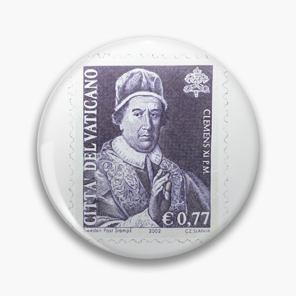 Item preview, Vintage Swedish Pope Clemens Postage Stamp designed and sold by red-amber65.