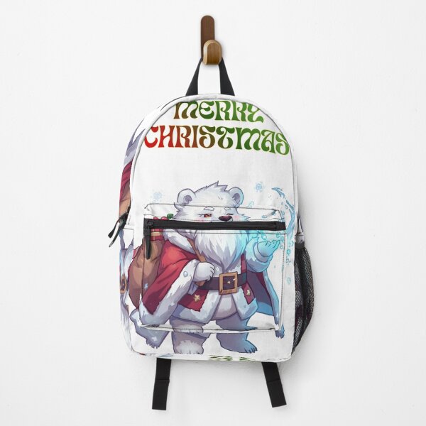 Item preview, Frostbound Santa Bear – Magical Ice Mage Christmas Art designed and sold by Monzora.