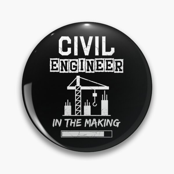 Item preview, Civil Engineer In The Making – Grungy Texture designed and sold by gukfkenl32.