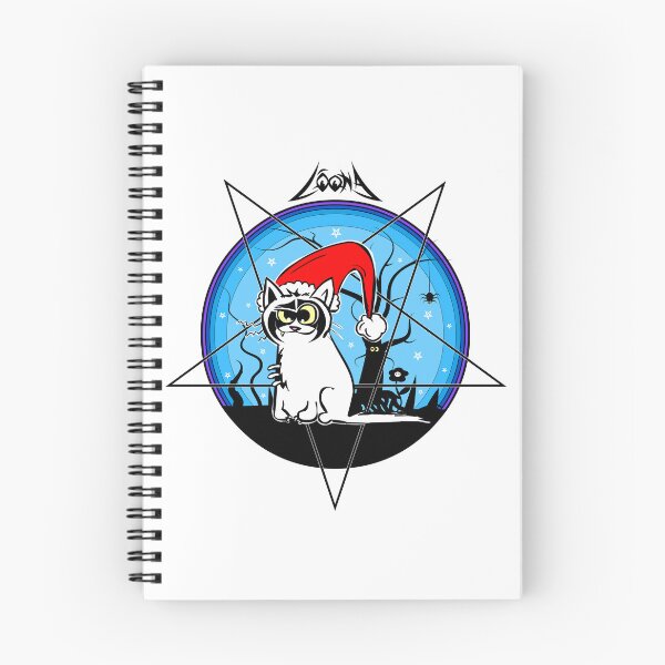 Item preview, Loona Black Metal Christmas Cat designed and sold by Michał Styba.