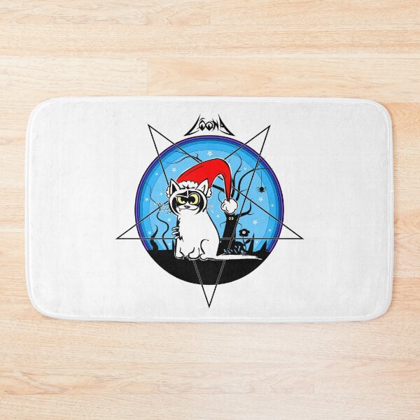 Item preview, Loona Black Metal Christmas Cat designed and sold by Michał Styba.