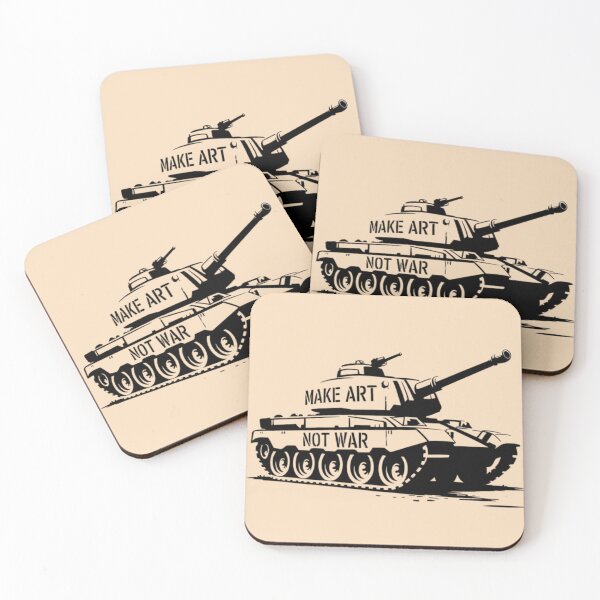 Item preview, Tank - make art, not war designed and sold by 123ks.