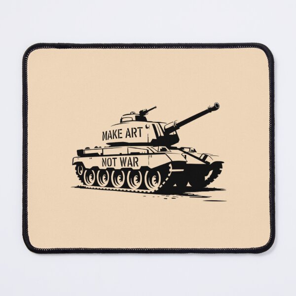 Item preview, Tank - make art, not war designed and sold by 123ks.