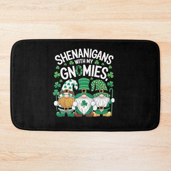 Item preview, St Patricks day lucky Shamrock leopard gnomes Irish women designed and sold by TijanaARTSt88.