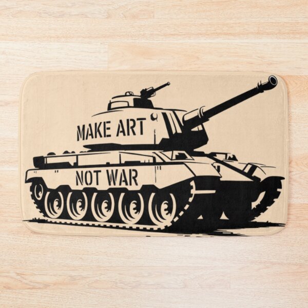 Item preview, Tank - make art, not war designed and sold by 123ks.