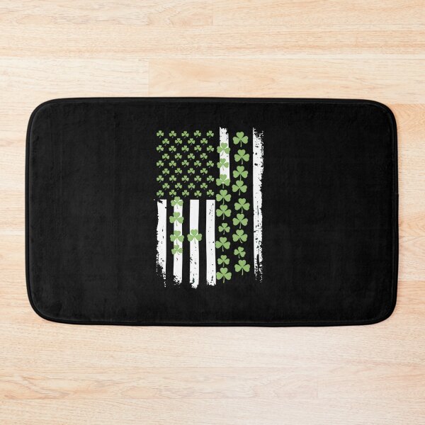 Item preview, US American Flag St Patricks Day Shamrocks irish men designed and sold by VasilisLamArt.