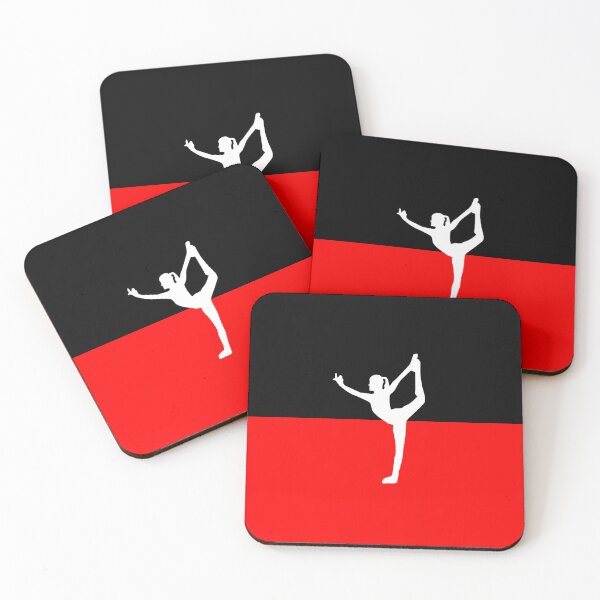 Item preview, Yoga gymnast, gymnastics athlete as a silhouette designed and sold by designpeter.