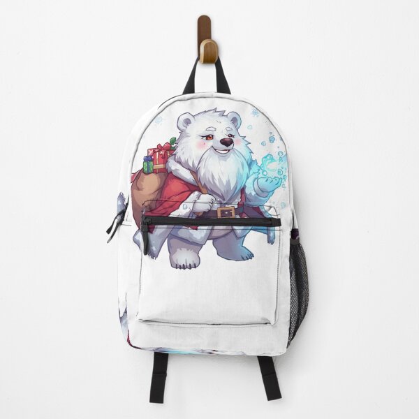Item preview, Frostbound Santa Bear – Magical Ice Mage Christmas Art designed and sold by Monzora.