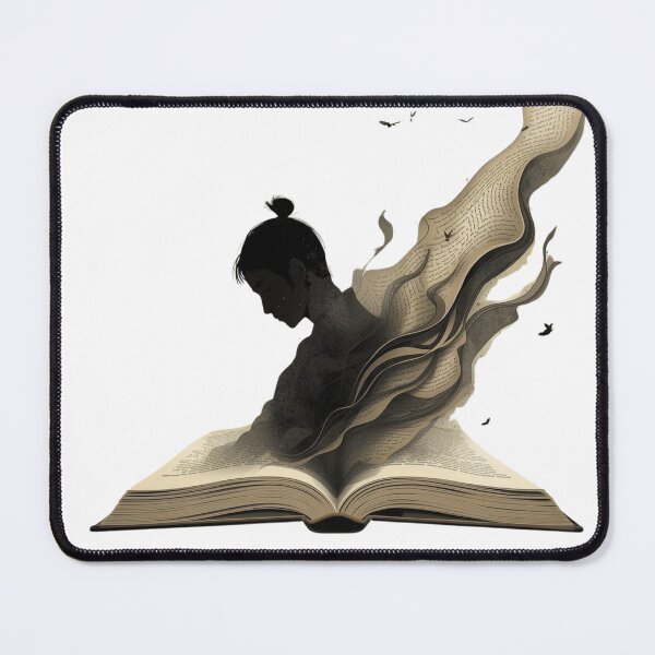 Item preview, Born of Stories – Surreal Book & Silhouette Illustration designed and sold by Scattered-Words.