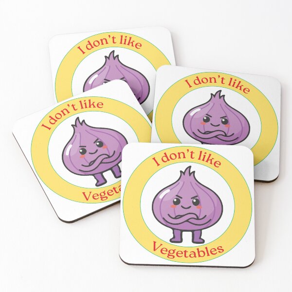 Item preview, I Don’t Like Vegetables - Onion - Funny Cartoon Onion designed and sold by Love3Happy.