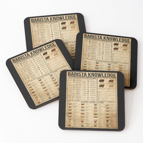 Item preview, Barista Knowledge – Coffee Brewing Methods designed and sold by gukfkenl32.