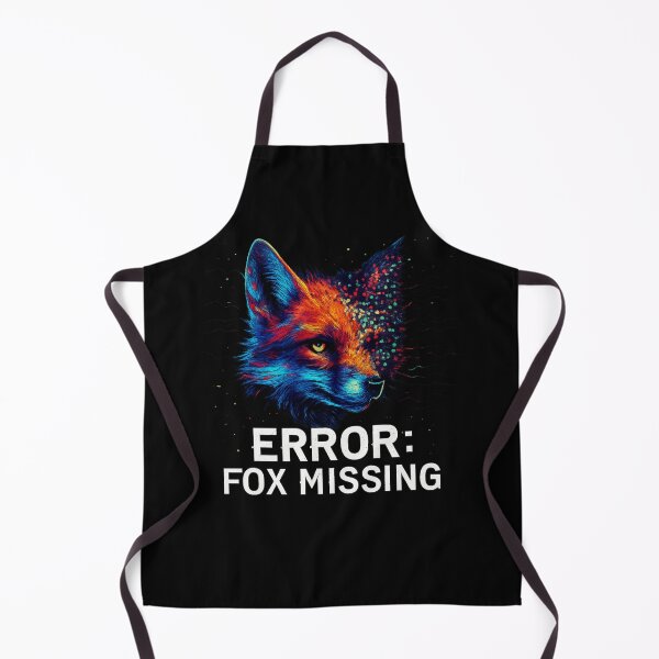 Item preview, ERROR: FOX MISSING - Glitch Pixel Fox Head designed and sold by MKreative Studio.