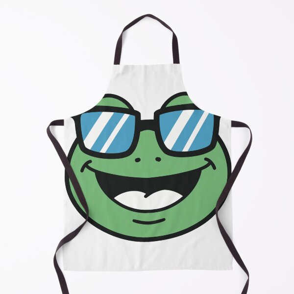 Item preview, Cool frog with Sunglasses – Funny frog Head Cartoon designed and sold by holywarter.