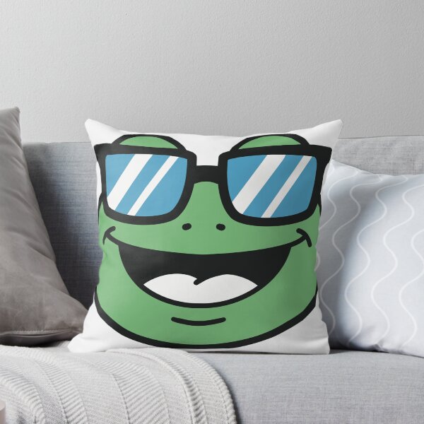 Item preview, Cool frog with Sunglasses – Funny frog Head Cartoon designed and sold by holywarter.