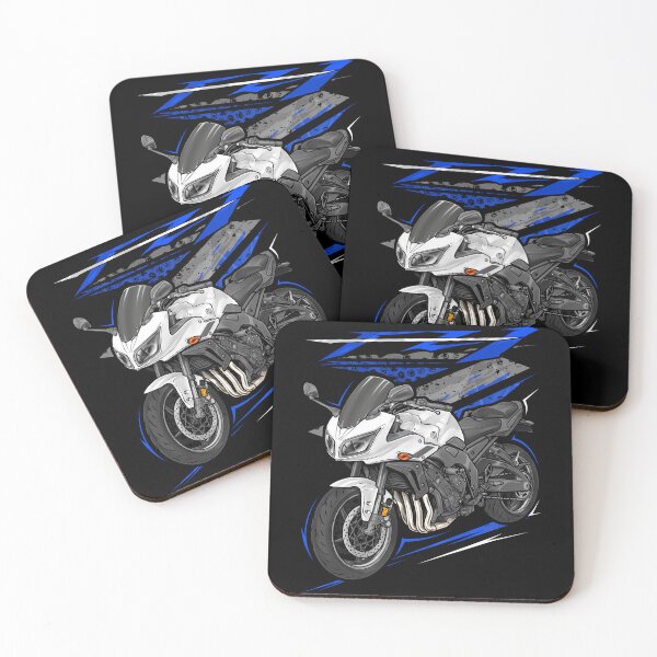 Item preview, Yamaha FZ1-S 2012 (Bluish White Cocktail) for Motorcycle Riders designed and sold by MotoApparelHub.