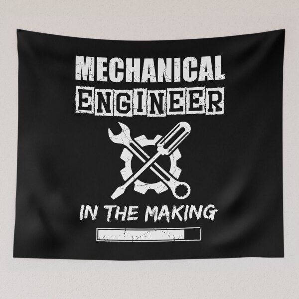 Item preview, Mechanical Engineer In The Making – Grungy Texture designed and sold by gukfkenl32.